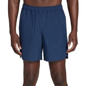 DSG Agility Shorts Size L University Navy Heather Stretch Elastic Waist Pull-On